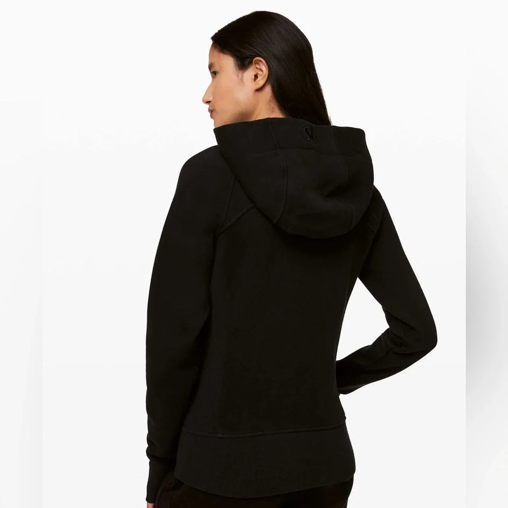 Lululemon Scuba Hoodie Light Cotton Fleece Black Cozy Yoga Post Workout Winter